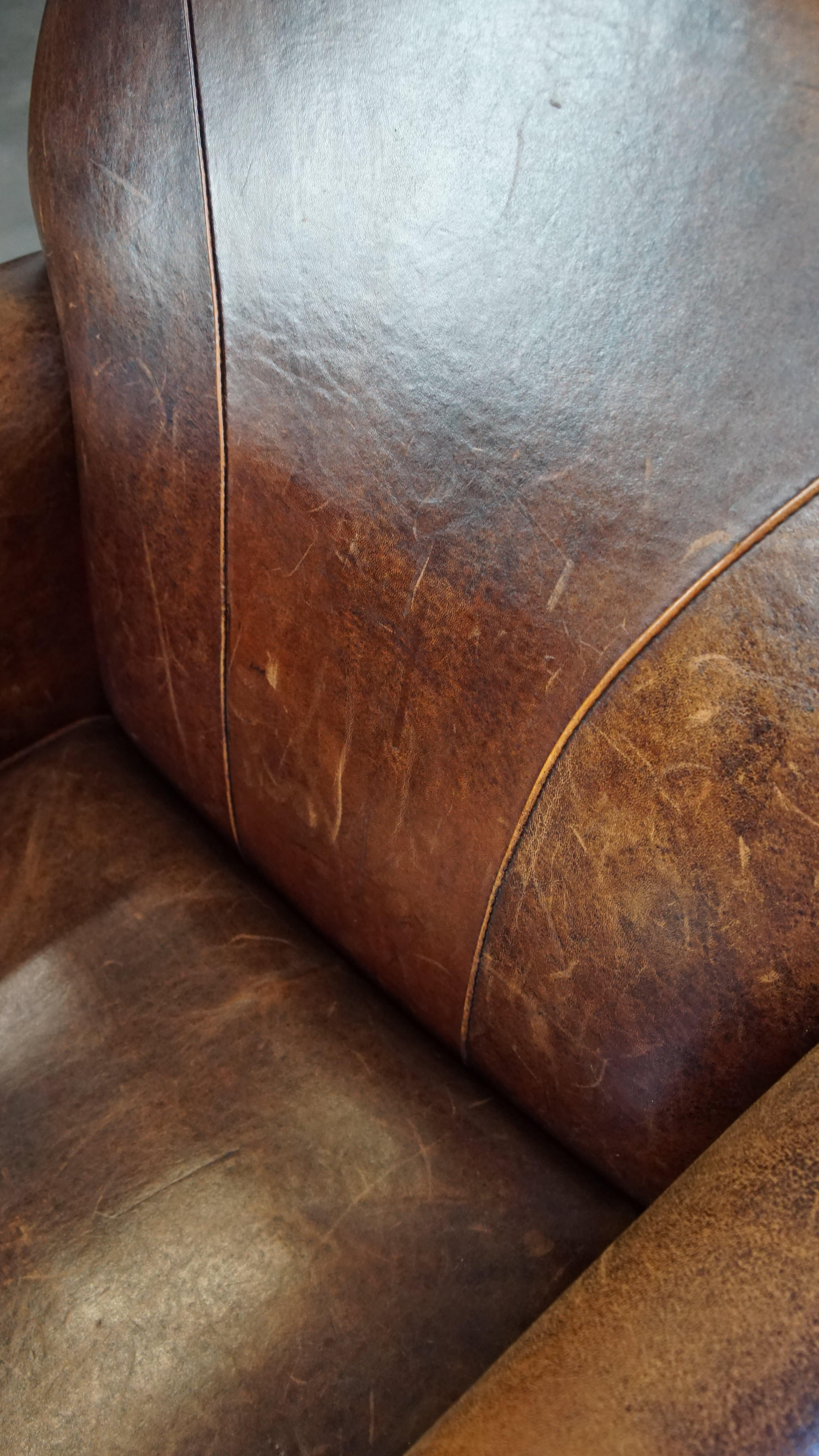 Sillón de diseño de piel de oveja con un acabado bonito y adecuado en venta 4