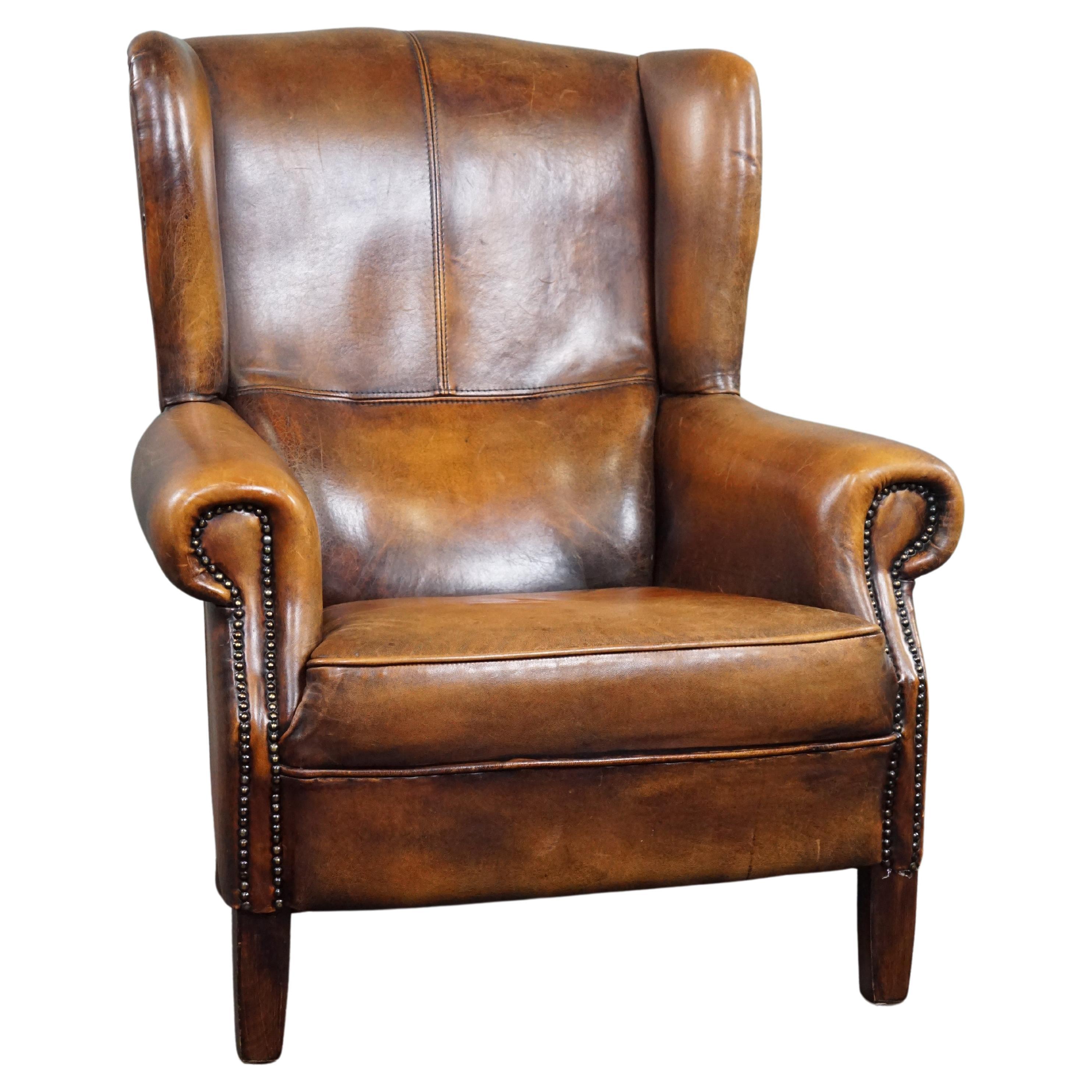 Comfortable wing chair top