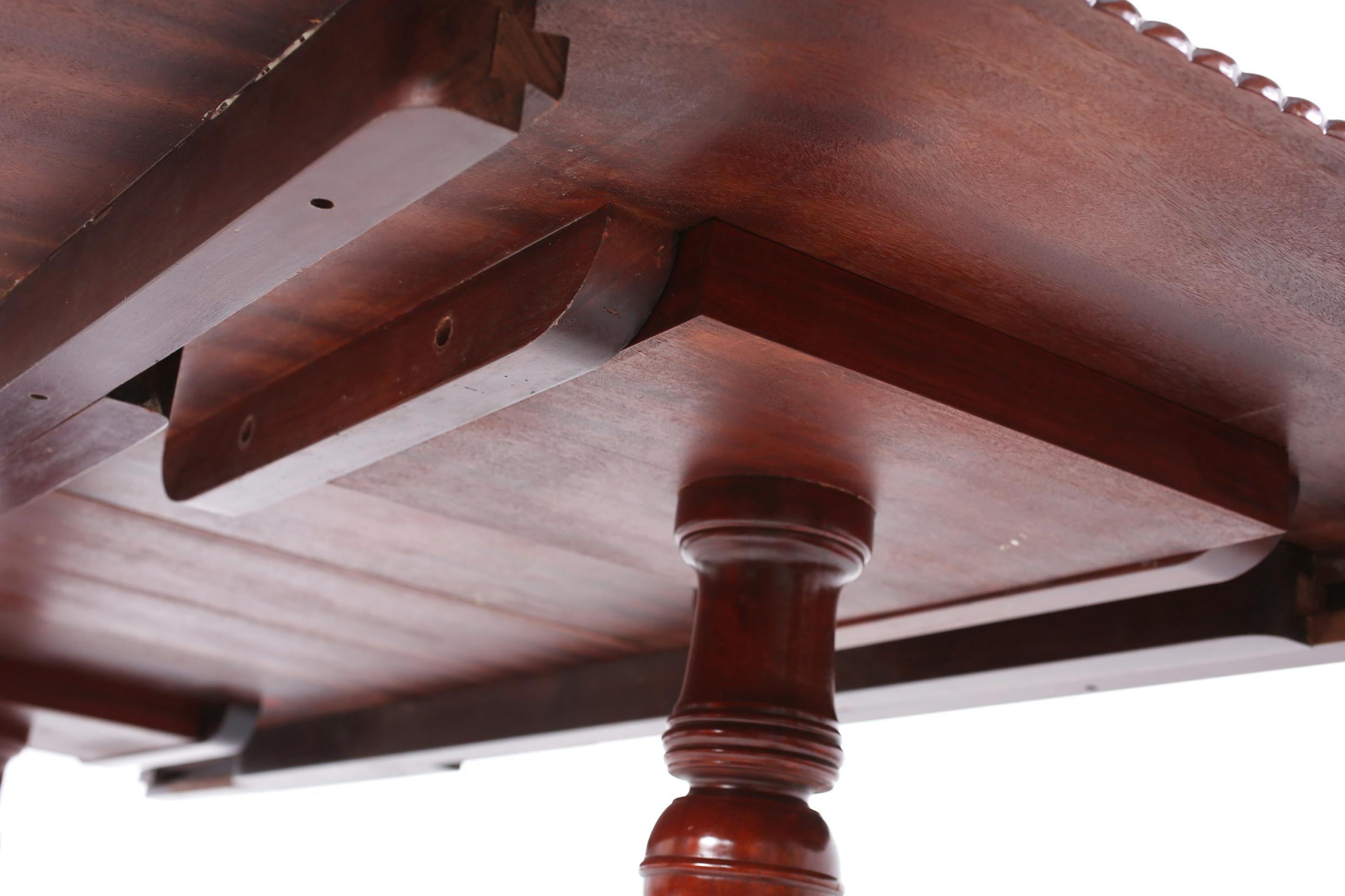 Mahogany Beautifully Crafted American Centennial Dining Table
