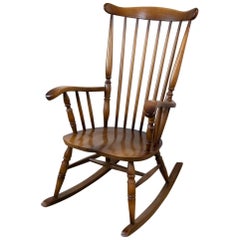 Beautifully Crafted Rocking Chair, 1950s