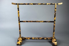 Beautifully Decorated Lacquer Towel  Rack for Tea Ceremony.
