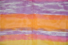 Beautifully Delicate "Summer Sun Rise" Silk Chiffon Scarf