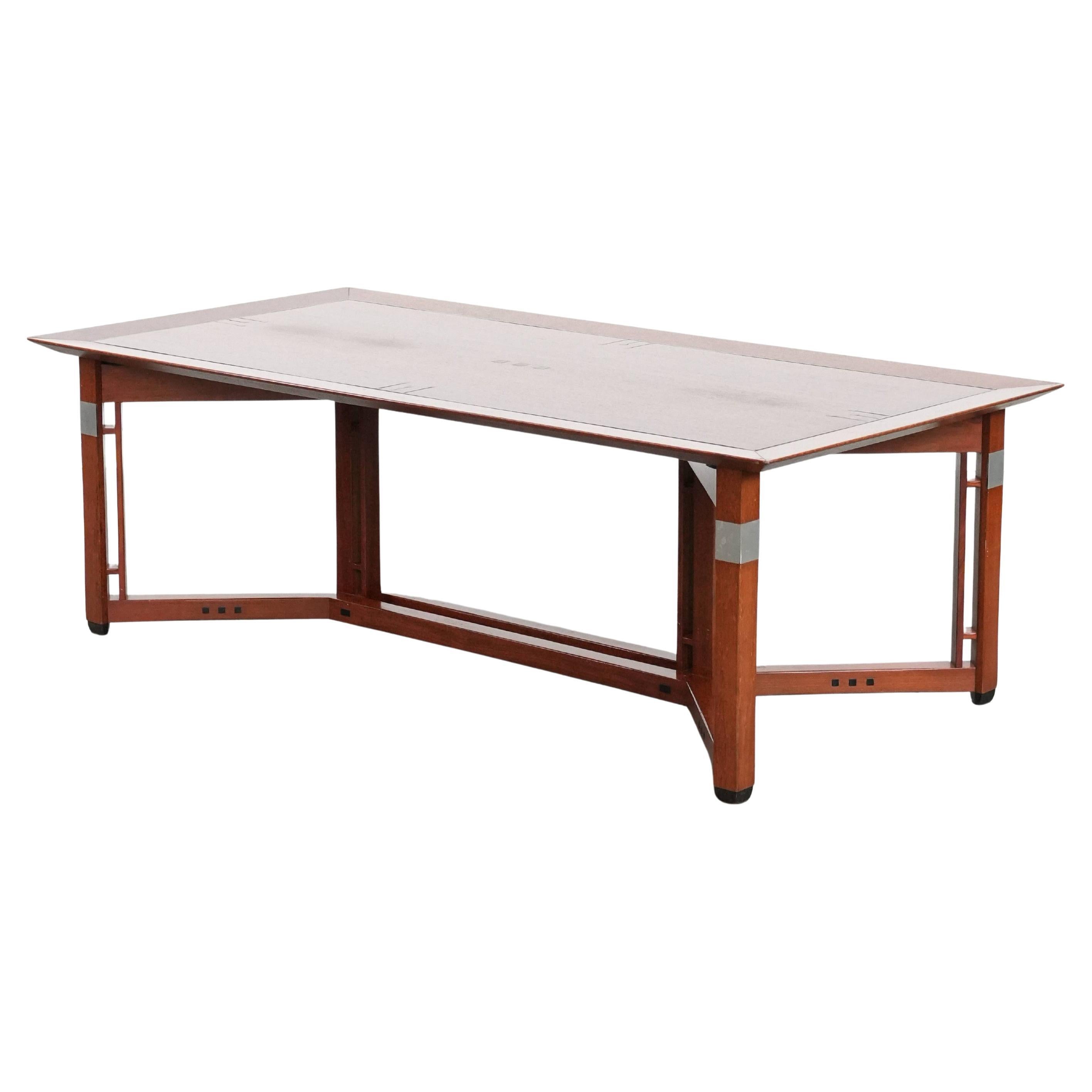 Beautifully designed rectangular Art Deco coffee table