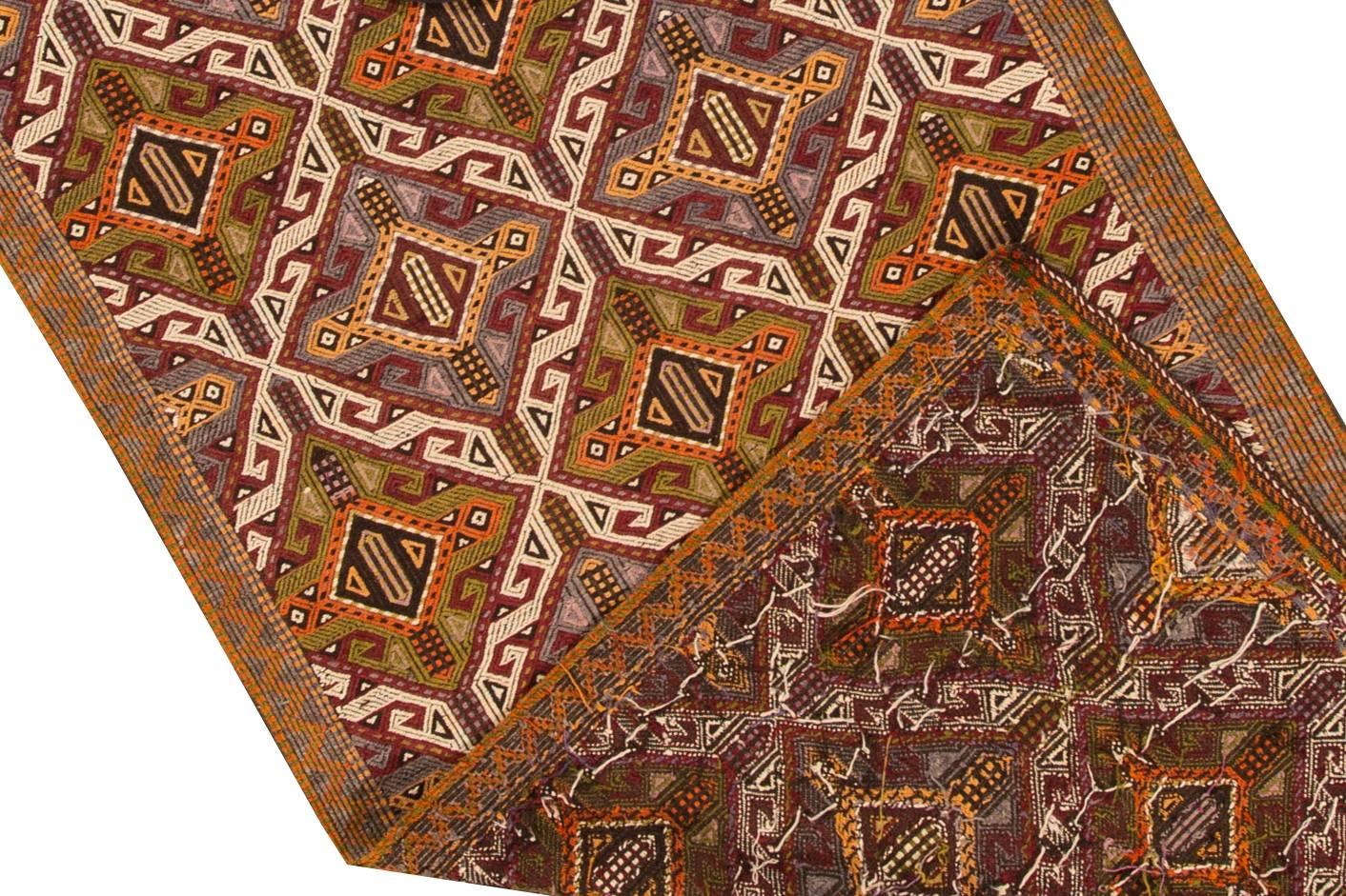 Persian Beautifully Designed Sumahk Rug For Sale