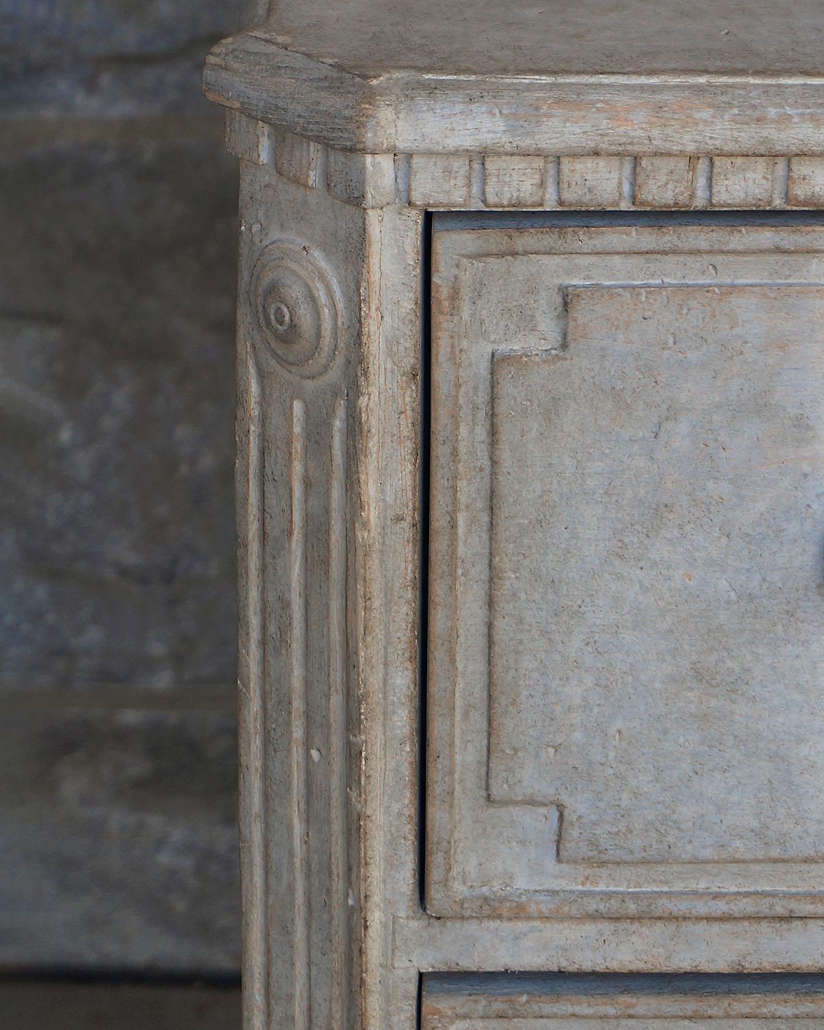 Hand-Carved Beautifully Detailed Neoclassical Chest of Drawers