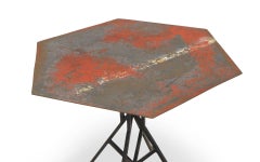 Beautifully Distressed Frank Lloyd Wright & Warren McArthur Biltmore Cafe Table