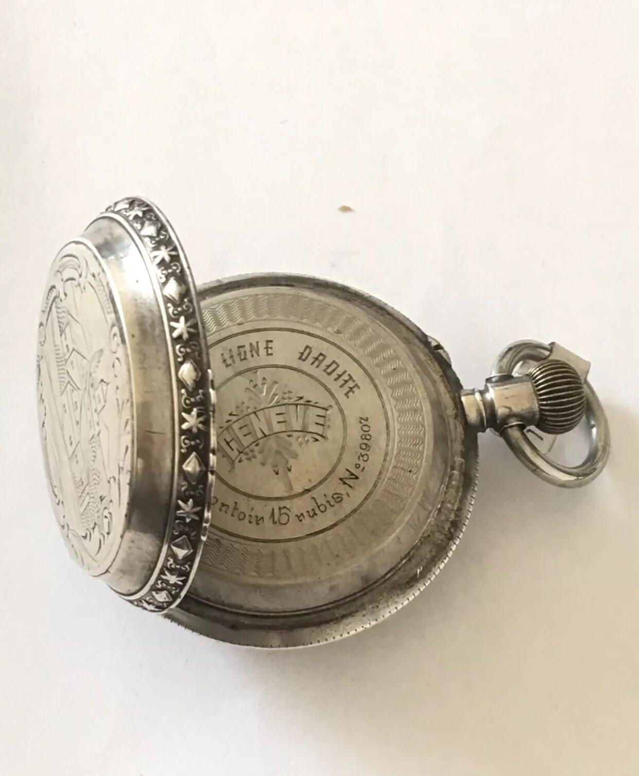 engraved pocket watch