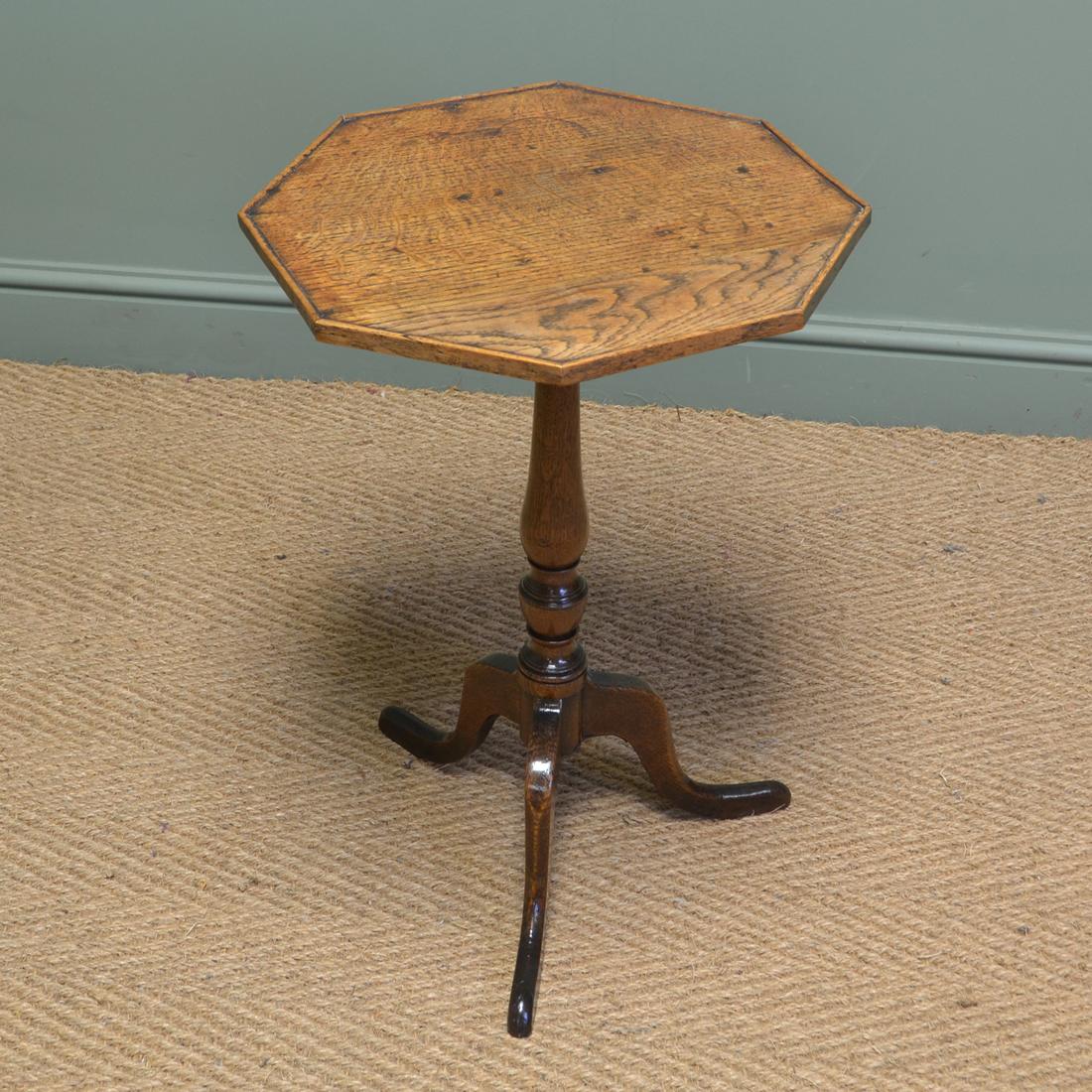 Beautifully Figured Regency Oak Antique Occasional Table In Good Condition In Link 59 Business Park, Clitheroe