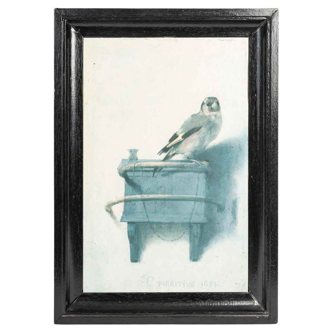 Beautifully Framed Reproduction on Wood from the 20th Century. For Sale