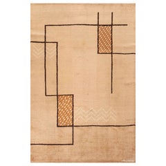 Tappeto Geometrico Antique Minimalist French Art Deco Area Rug 6'5" x 9'8"