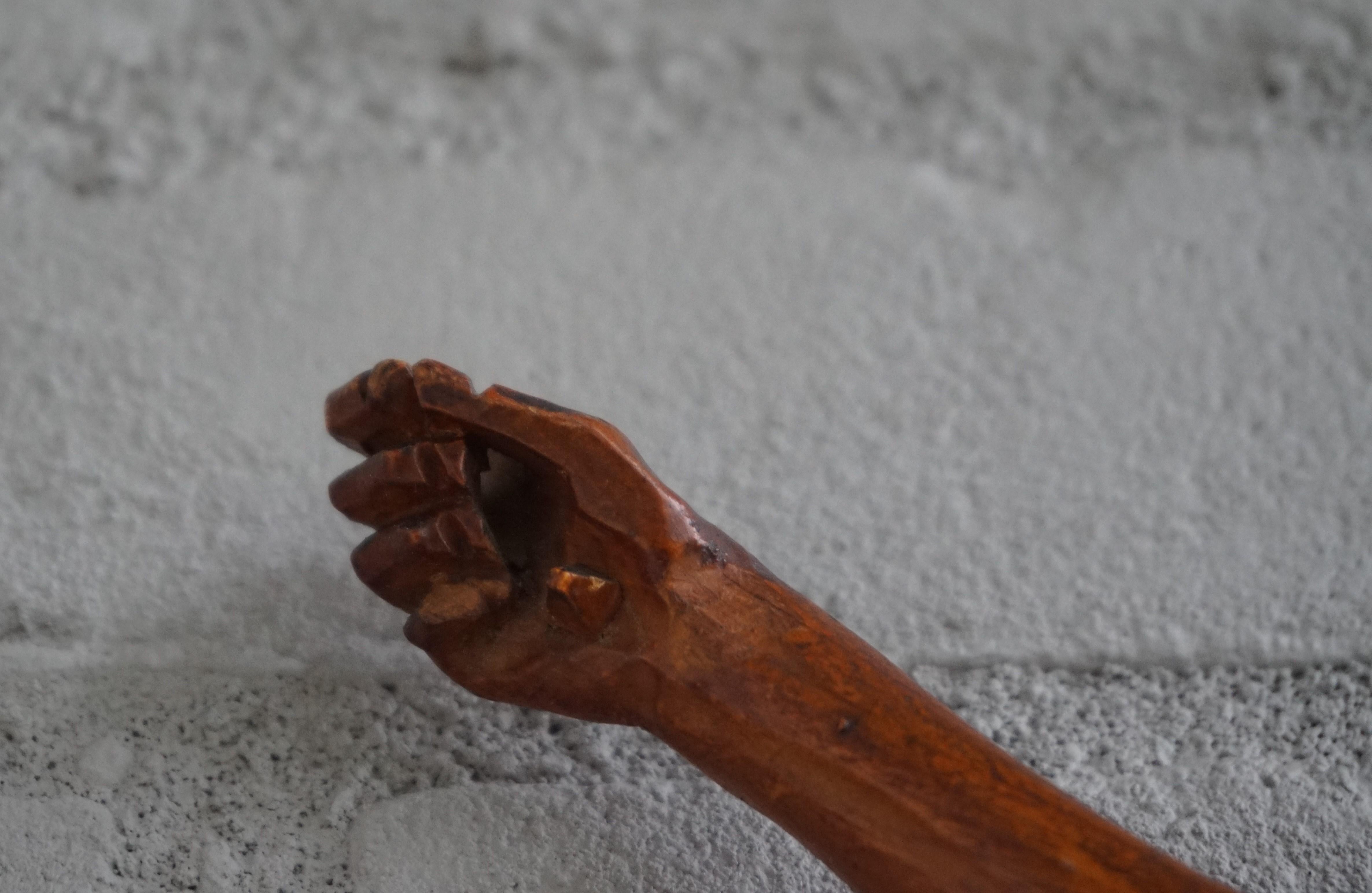 Magnifiquement sculpté à la main en bois ancien du Corpus de Jésus-Christ pour montage mural en vente 4