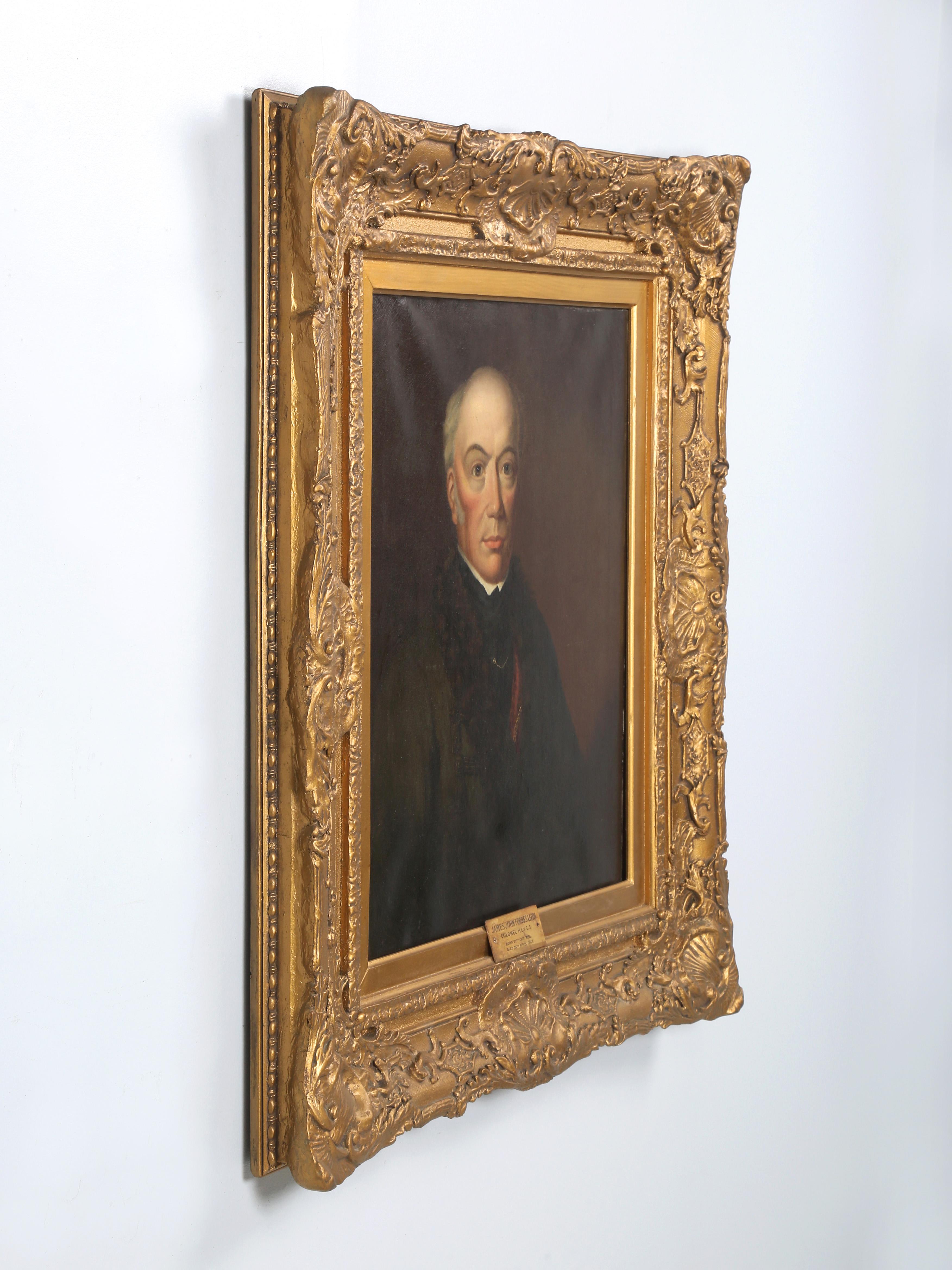 Dipinto a olio di James John Forbes Leith, nato a Coloni nel 1778, splendidamente lavorato in vendita 7