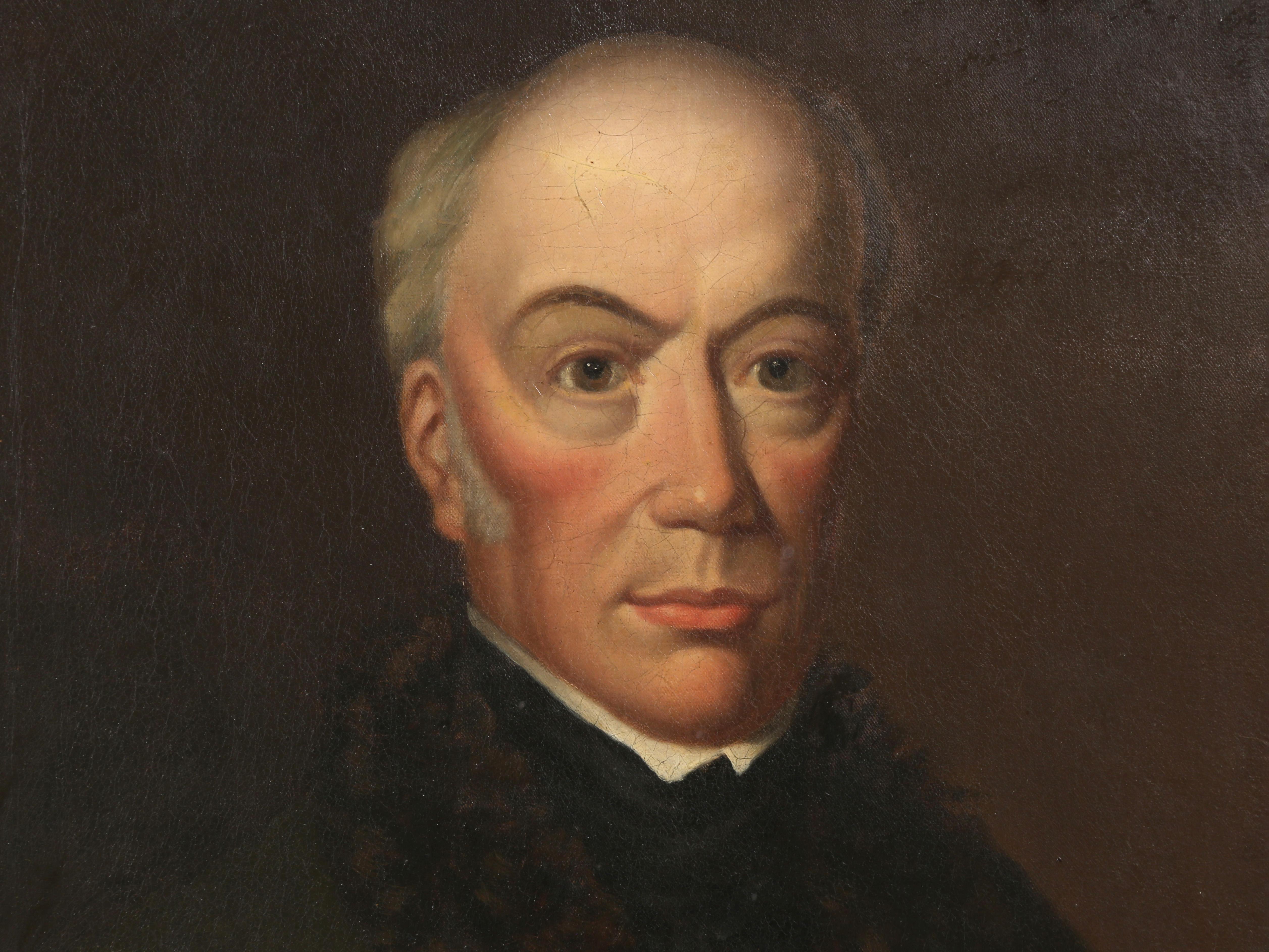 Dipinto a olio di James John Forbes Leith, nato a Coloni nel 1778, splendidamente lavorato In condizioni buone in vendita a Chicago, IL
