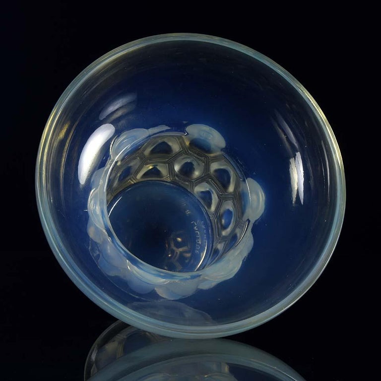 Molded 'Beautreillis' Art Deco Glass Vase by René Lalique For Sale