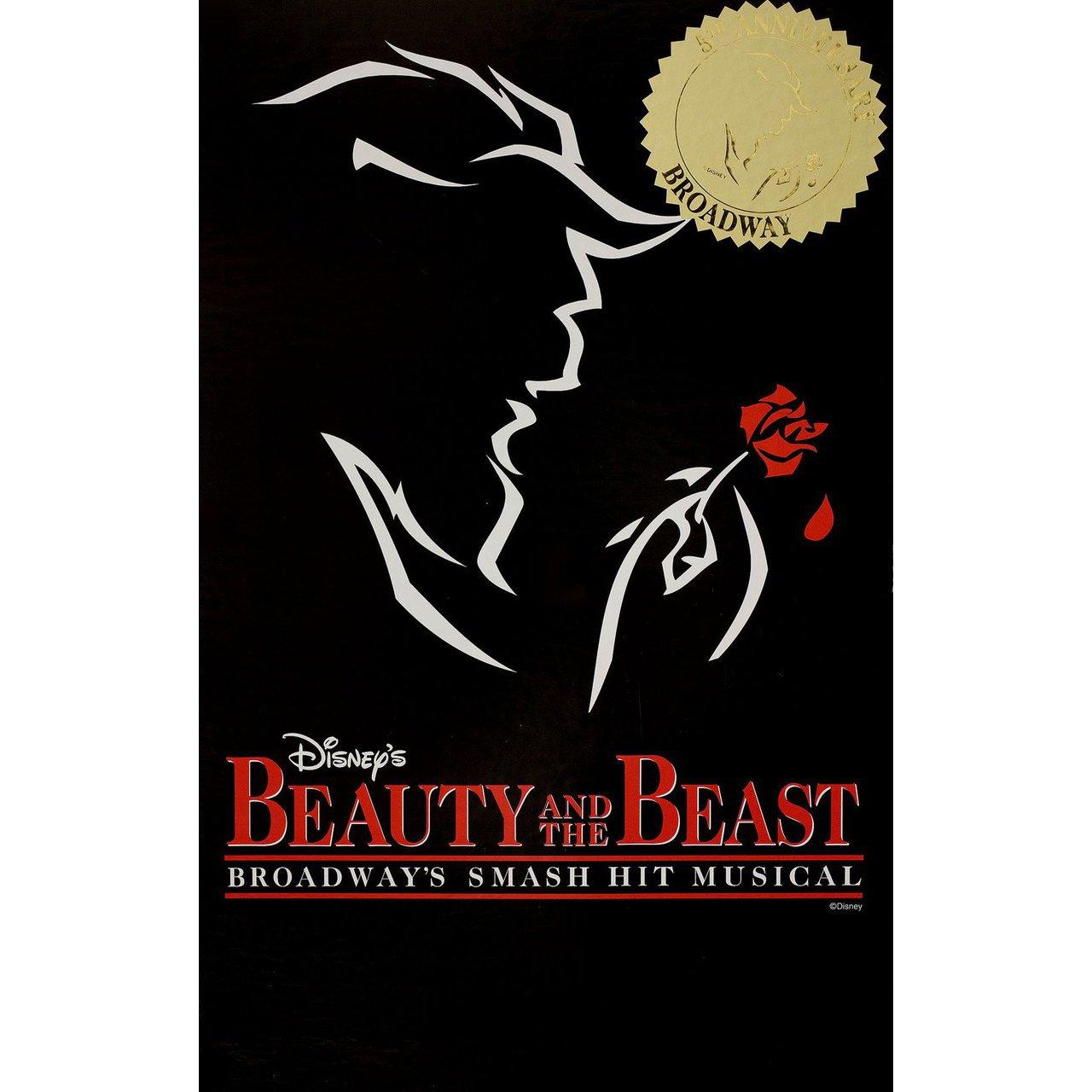 Beauty and the Beast 1999 U.S. Window Card Theatre Poster In Good Condition In New York, NY