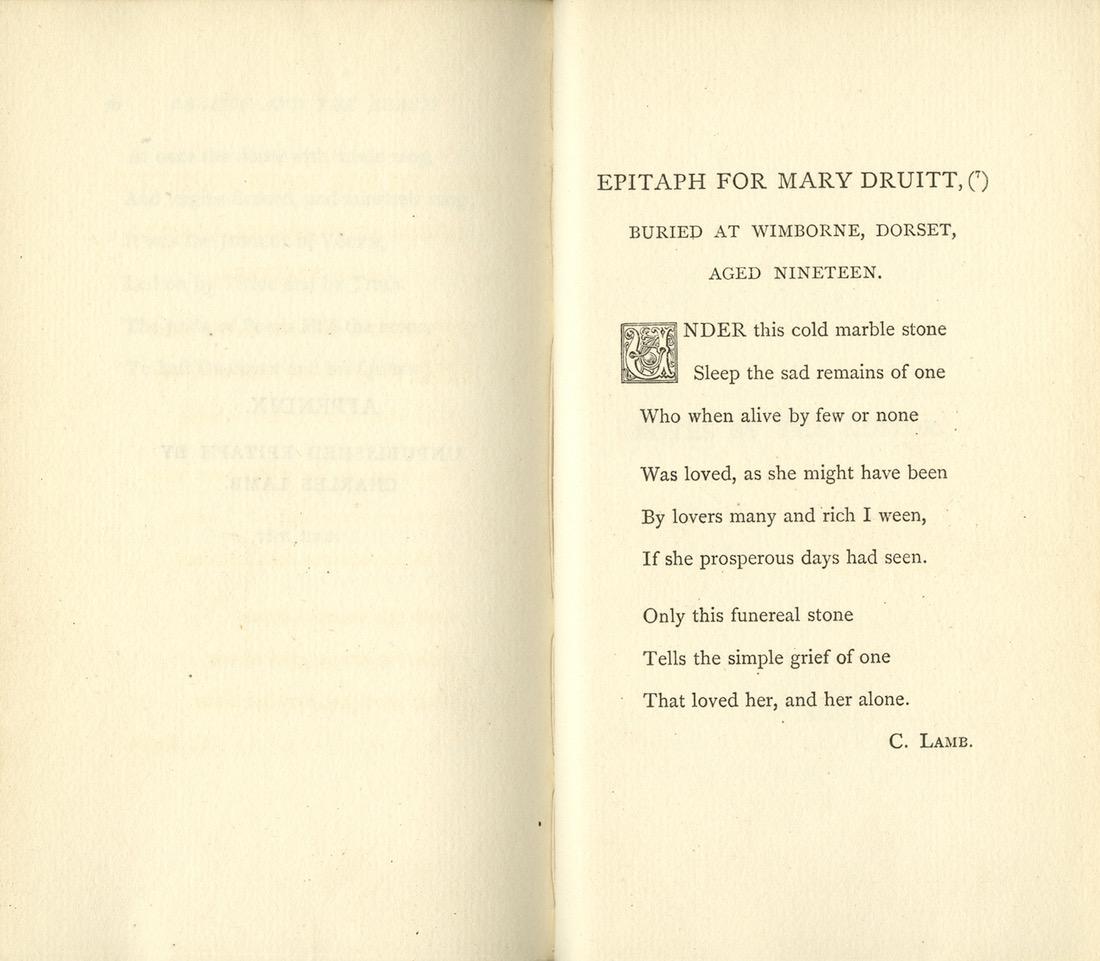 English Beauty and the Beast; Or a Rough Outside with a Gentle Heart. by Charles Lamb