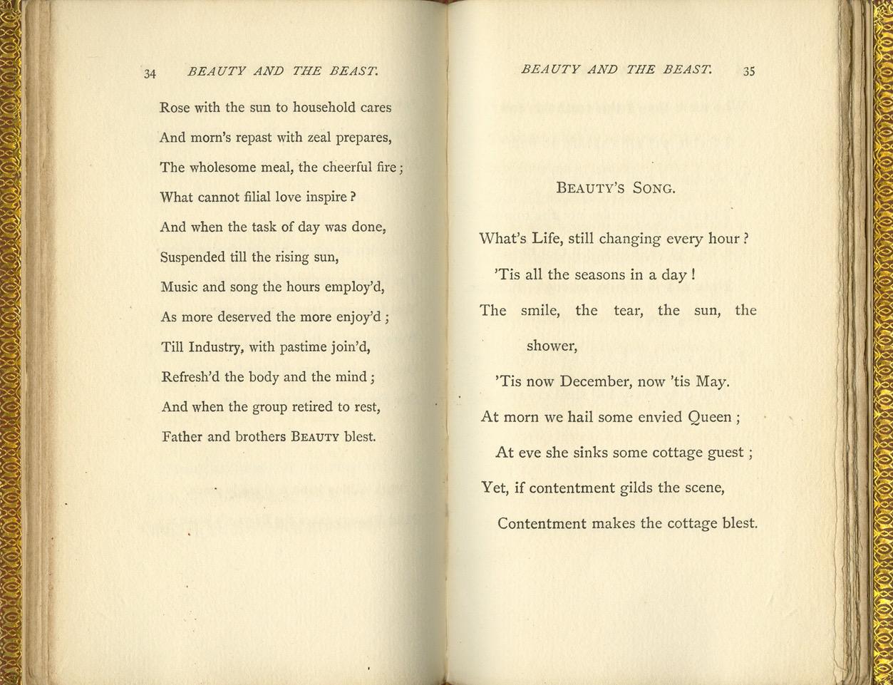 Gilt Beauty and the Beast; Or a Rough Outside with a Gentle Heart. by Charles Lamb