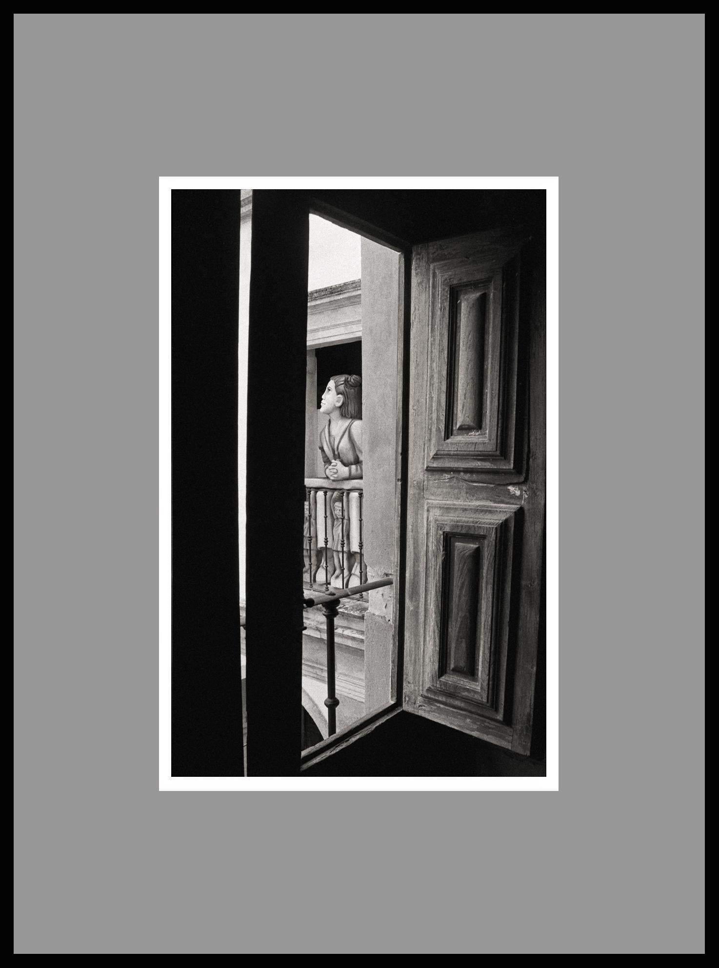 Schwarz-Weiß-Fotoporträt 