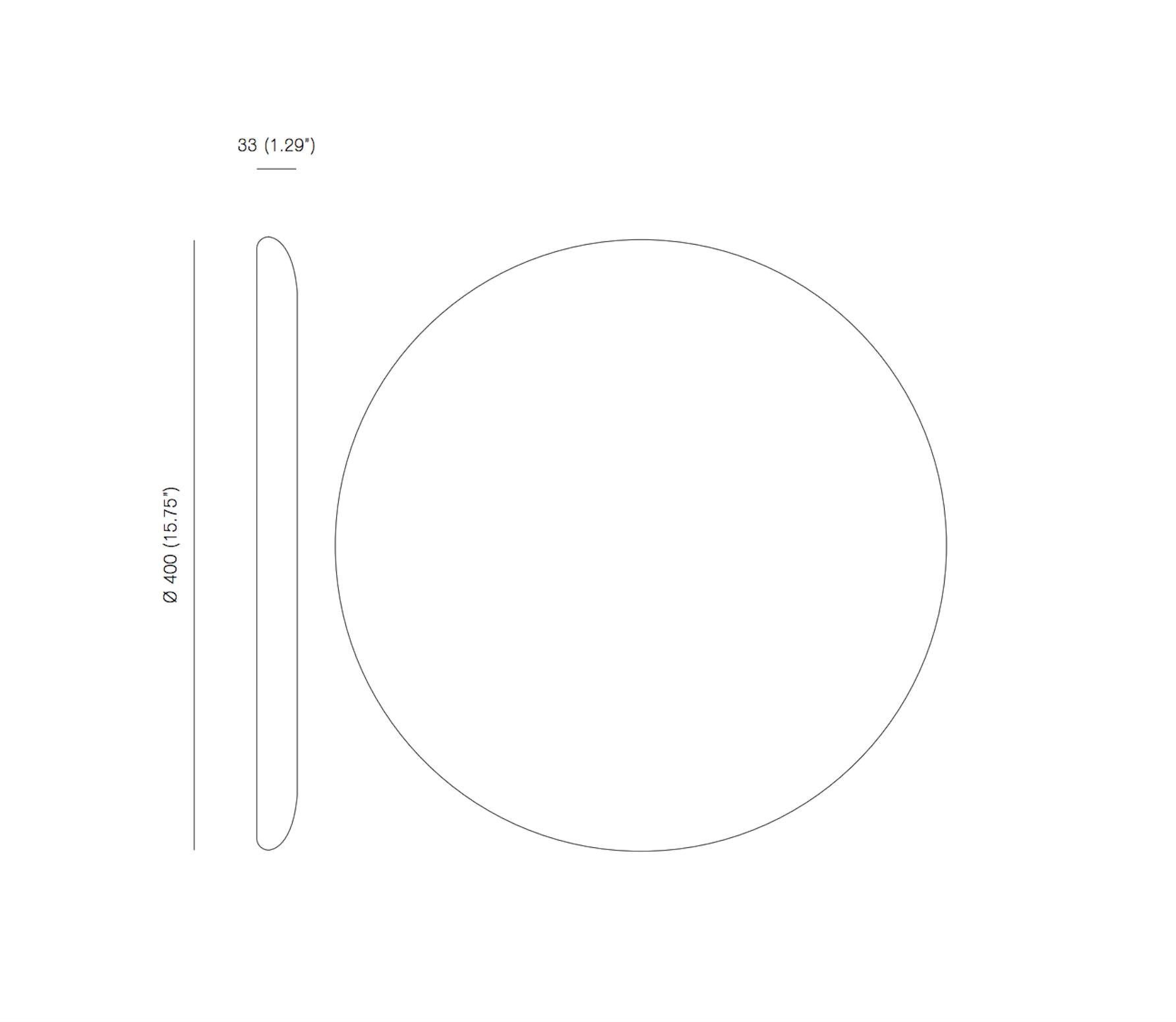 Beauty Mirror Polished Brass by Michael Anastassiades en Nuevo estado para la venta en Vancouver, BC