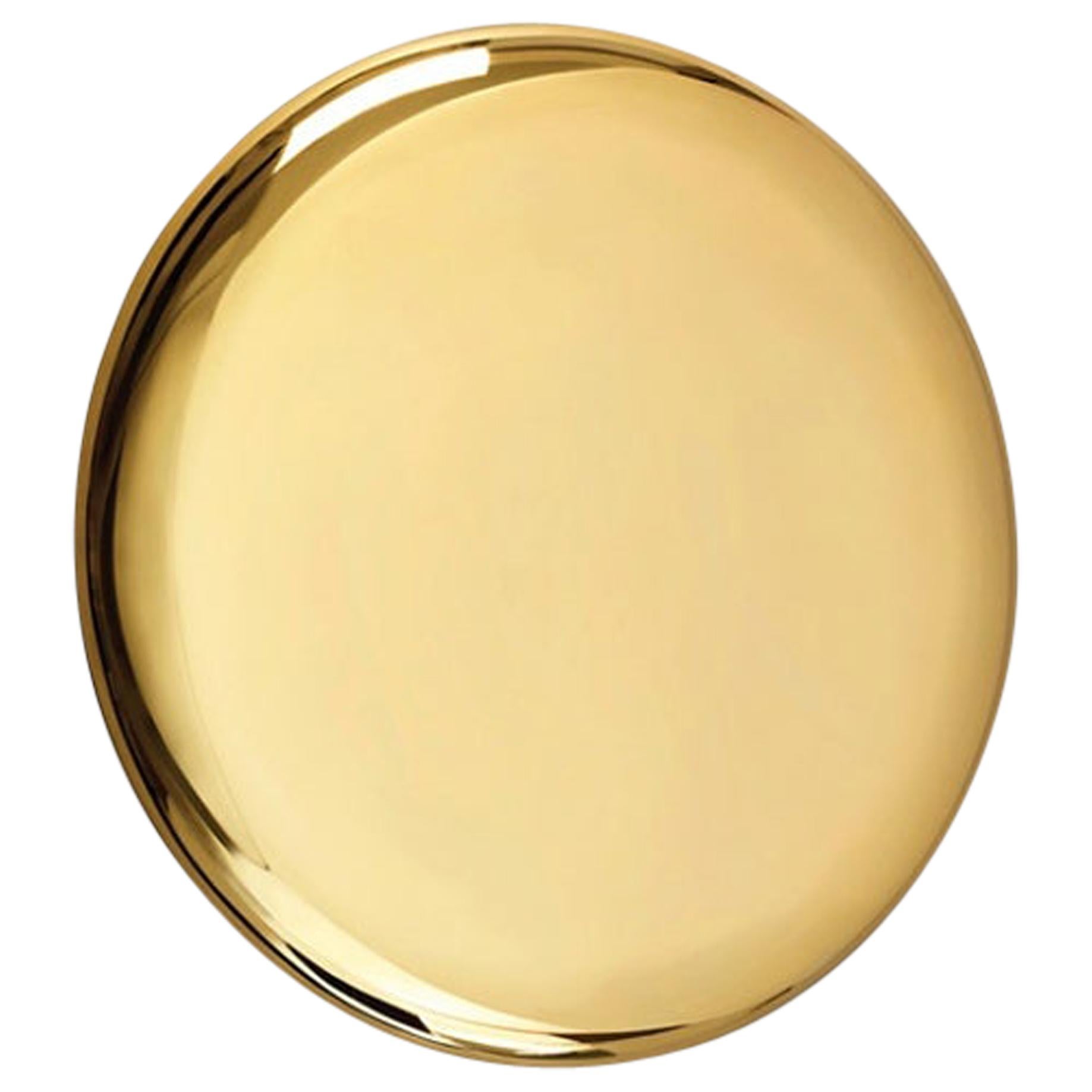 Beauty Mirror Polished Brass by Michael Anastassiades For Sale