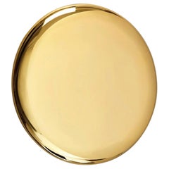 Specchio di bellezza in ottone lucido di Michael Anastassiades