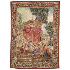 Beauvais French Style Tapestry, The Collation the Story of the Emperor of China