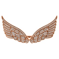 Beauvince 2 Finger Wings Diamond Ring '0.86 ct Diamonds' in Rose Gold