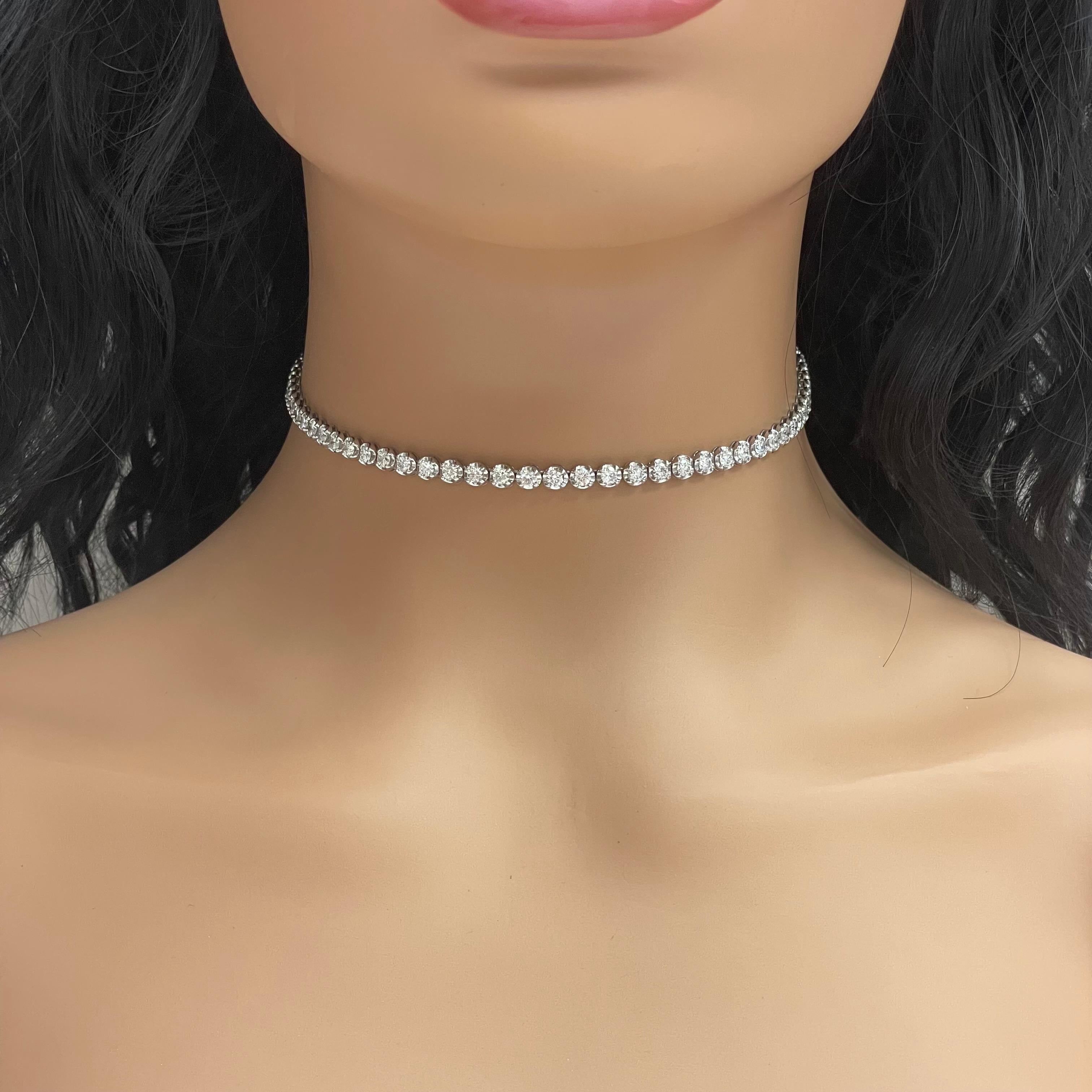 cupcake setting tennis necklace