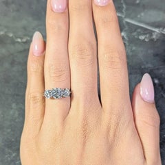 Beauvince Aisha Engagement Ring (2.00 ct Round ISI1 GIA Diamond) in White Gold