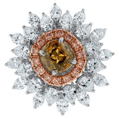 Beauvince Blossoms Diamant-Cocktailring '3,09 Karat Diamanten' in Gold