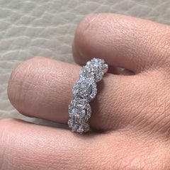 Beauvince Center Of My World Diamond Band (1.57 ct Diamonds) in 18K White Gold
