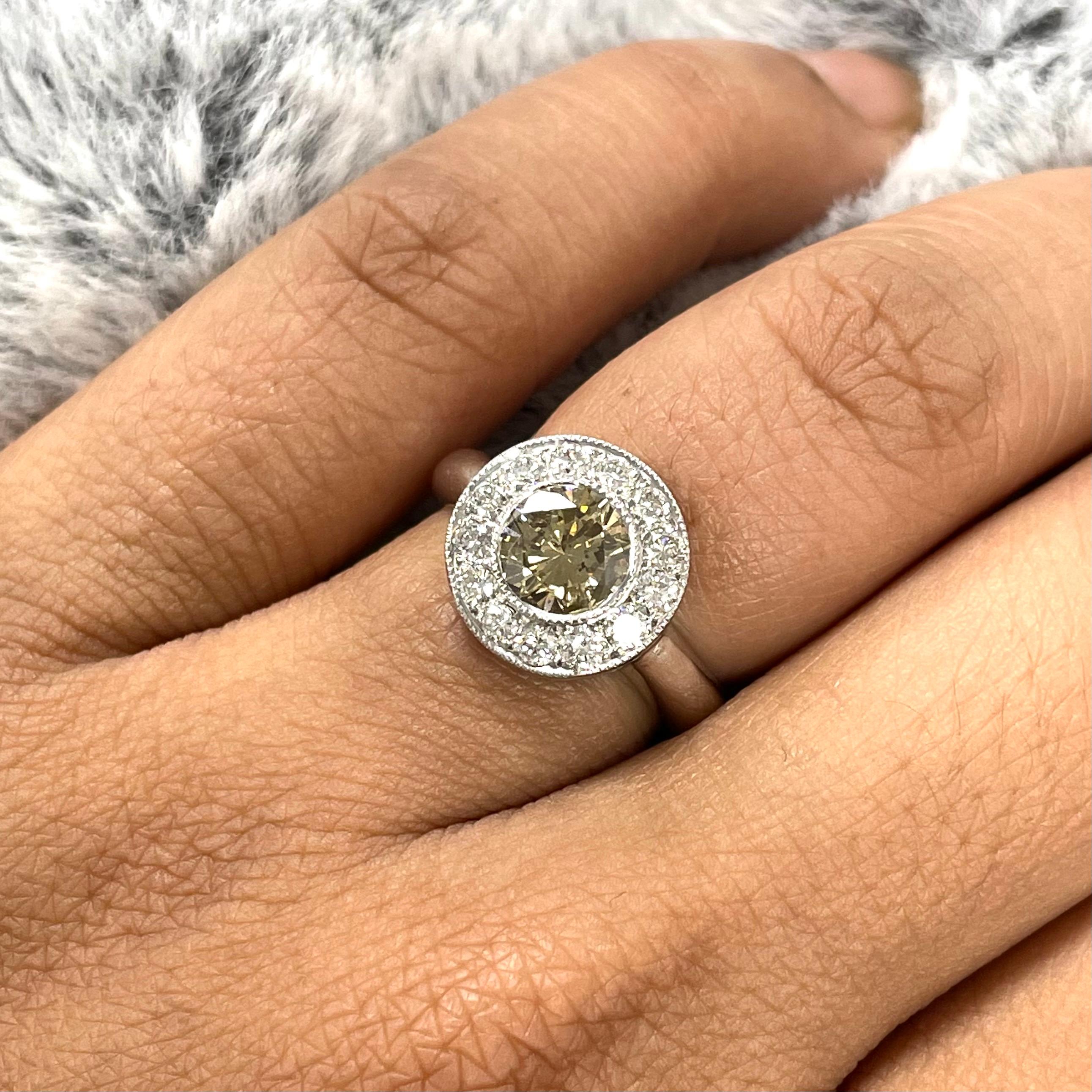 chunky engagement ring