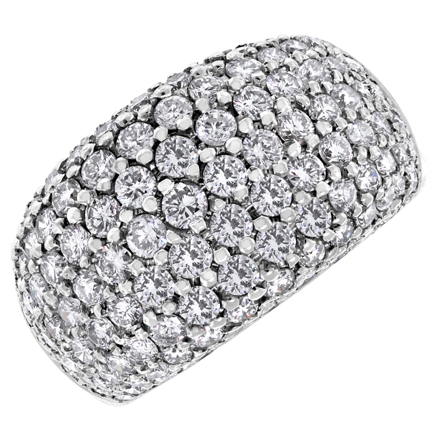 Beauvince Chunky Infinite Diamond Band (4.00 ct Diamonds) in Two Tone Gold