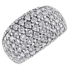 Beauvince Chunky Infinite Diamantband (4,00 Karat Diamanten) aus zweifarbigem Gold