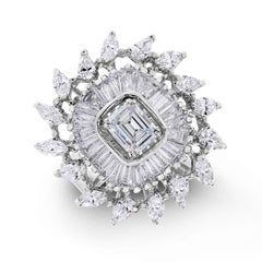 Beauvince Czarina Diamond Ring (2.50 ct Diamonds) in White Gold