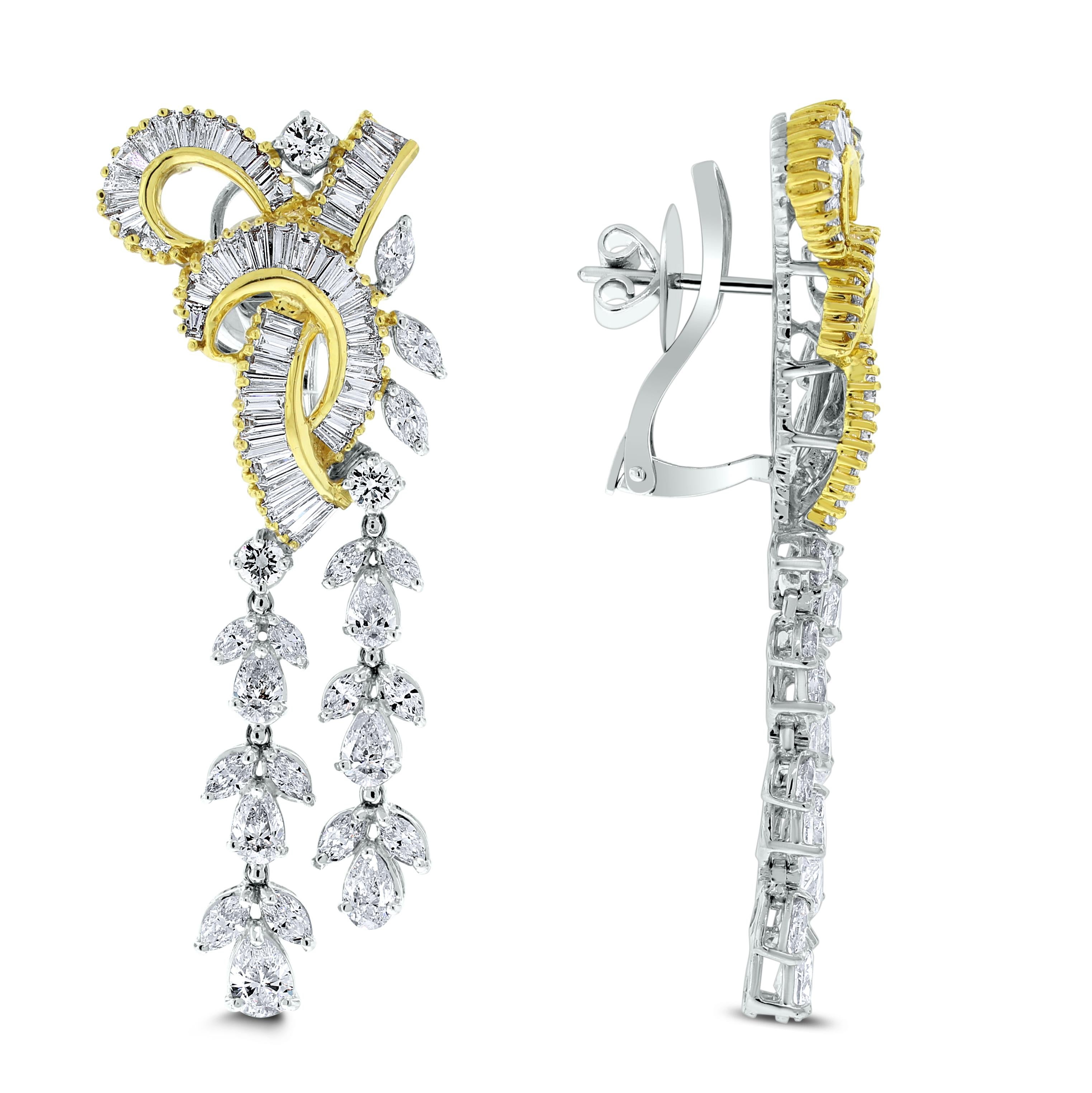 Beauvince Scintilla Necklace and Earrings Suite 37.34 carat Diamonds in Gold 1