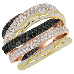 Fascia di diamanti Beauvince East 
West (1,87 carati di diamanti) in oro rosa