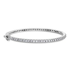 Beauvince Forever Diamond Bangle 4.00 Ct Diamonds in White Gold