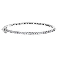 Beauvince Forever Diamond Bangle 4.00 Ct Diamonds in White Gold