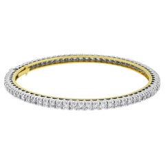 Beauvince Forever Indian Diamond Bangle '5.03 Ct Diamonds' in Gold