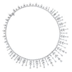 Beauvince Garden of Eden Necklace (20.04 ct Diamonds) in 18K White Gold