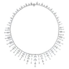 Beauvince Garden of Eden Necklace (20.04 ct Diamonds) in 18K White Gold