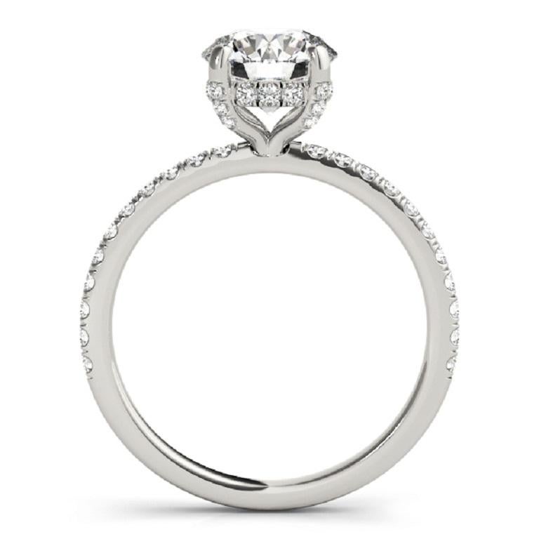 Beauvince Jewelry is excited to present this gorgeous solitaire and looks forward to customizing and creating a stunning engagement ring or alternate fine jewel for a perfectionist. Perfectly eye clean with very minor inclusions, excellent cut,