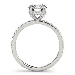 Beauvince GIA Certified 1.56 Carat Round HSI1 Engagement Ring in White Gold