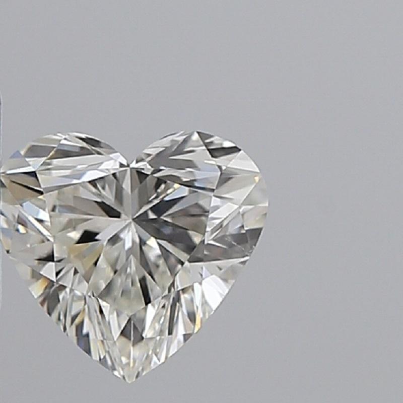 Heart Cut Beauvince GIA I VS2 Certified 1.81 Ct Heart Shape Diamond Studs in White Gold For Sale