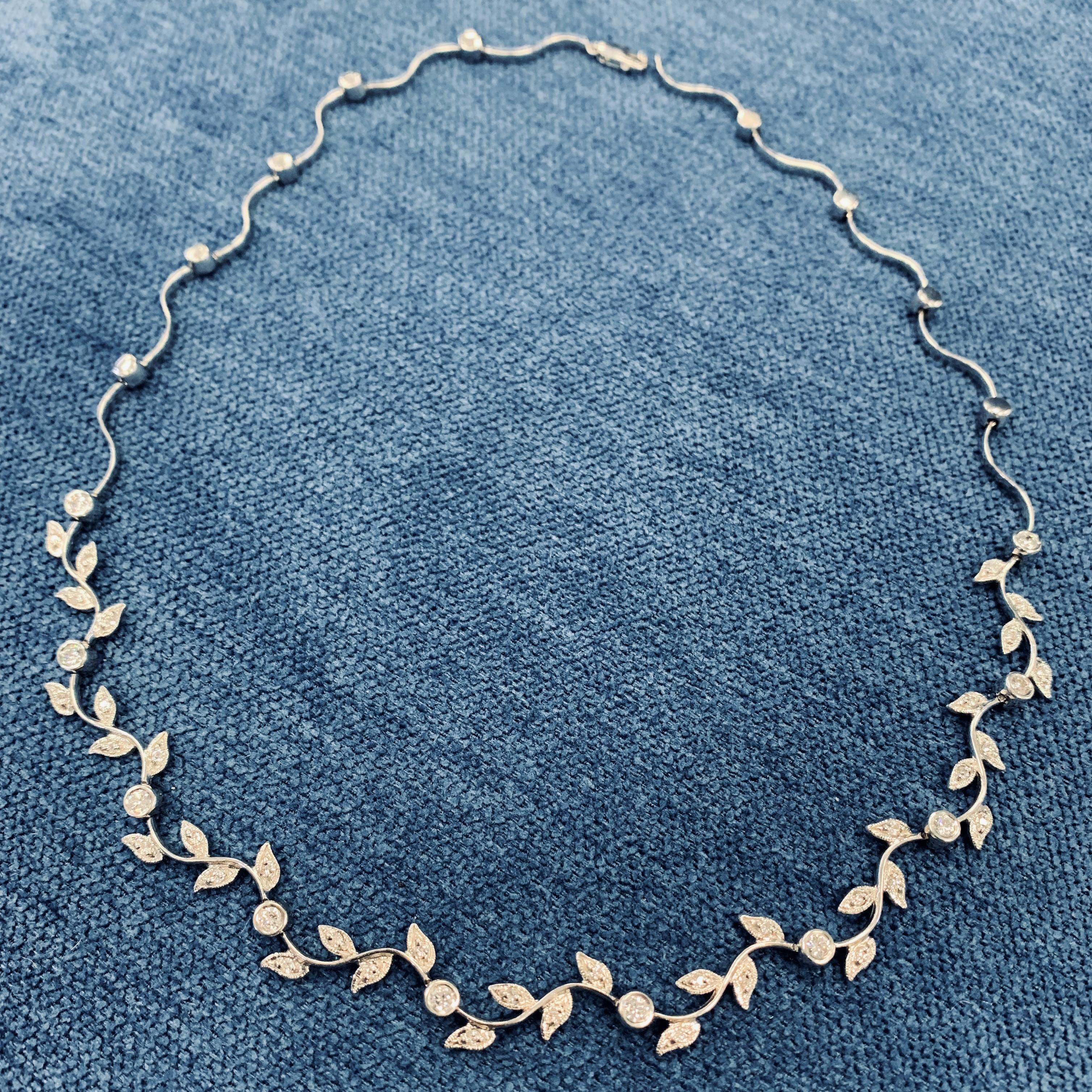 gold vine necklace