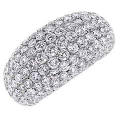 Beauvince Unendlichkeits-Diamantring (3,45 Karat Diamanten) aus Weißgold