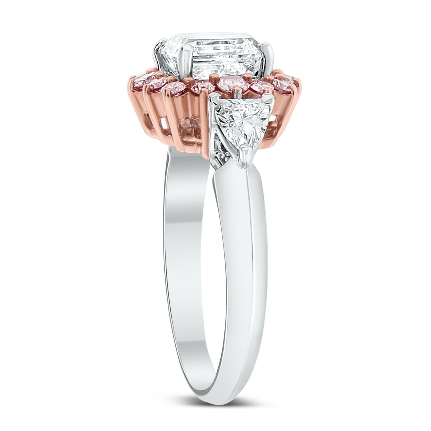 Beauvince Iraa Engagement Ring '1.70 Ct Asscher Cut HVVS1 GIA Diamond' For Sale 1