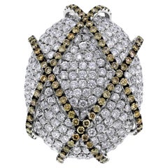 Beauvince Ivanka Diamond Ring (5.90 ct Diamonds) in White Gold