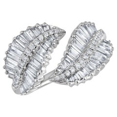 Anello Beauvince Leaf Wrap Diamond (1,39 carati di diamanti) in oro bianco